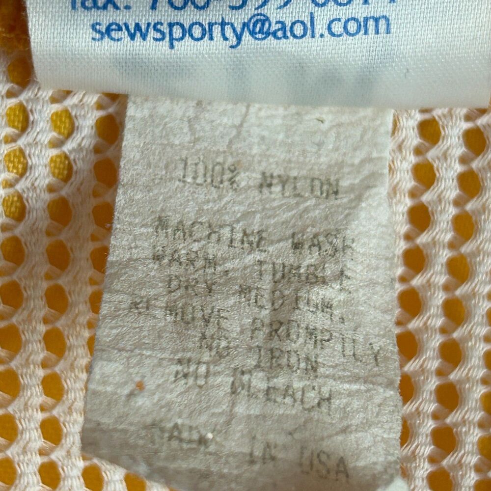 Sew Sporty Rockford Crew Rowing Jacket Vintage Blue Gold Size XL USA Made - Picture 13 of 15